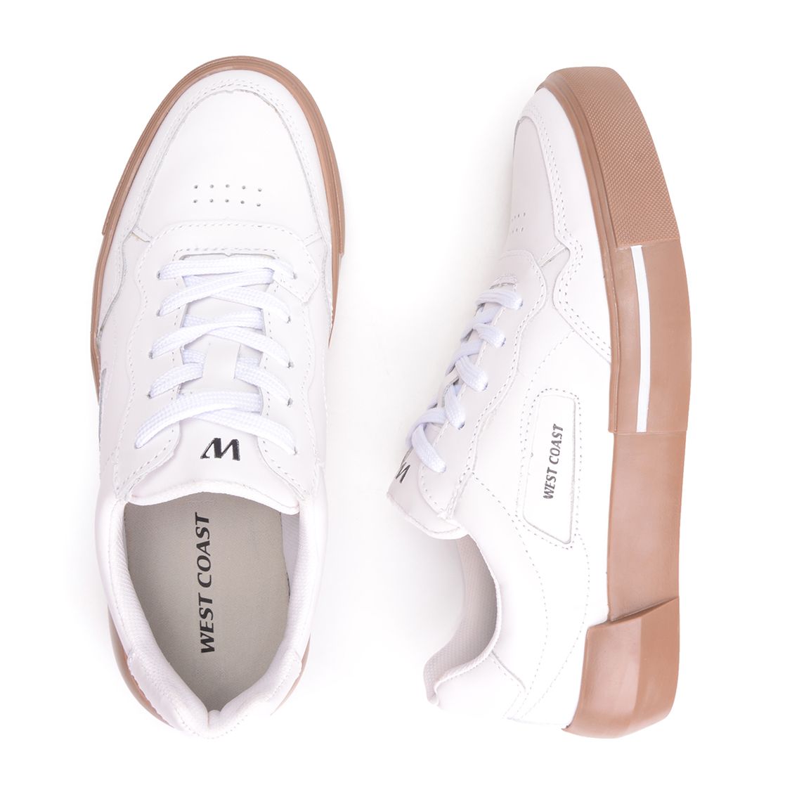 TÊNIS COURO BRANCO STAR - westcoast
