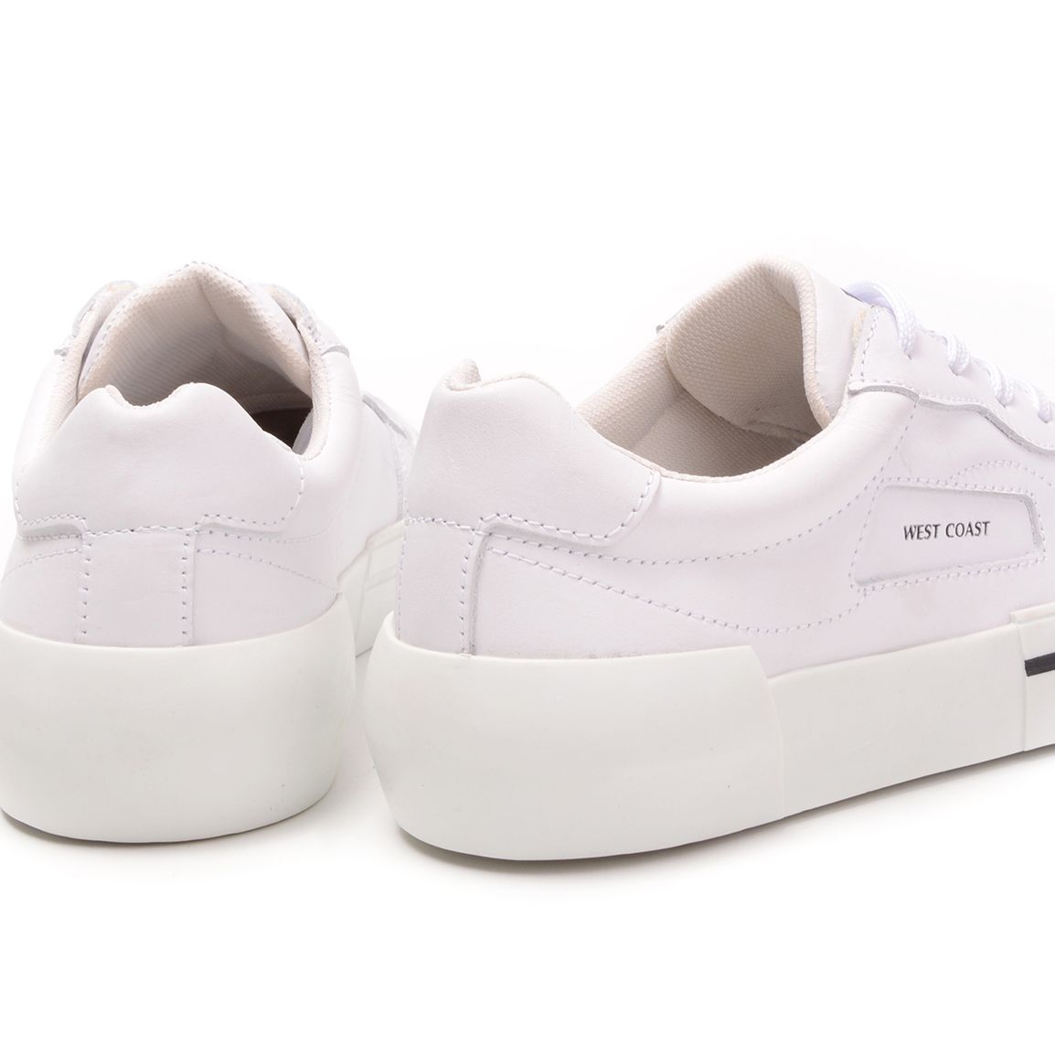 TÊNIS COURO BRANCO STAR - westcoast